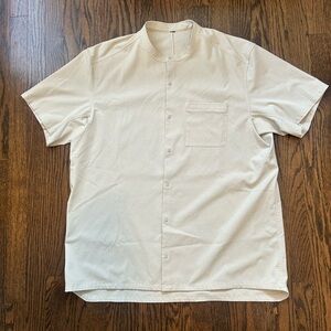 White Mens Lululemon Shirt